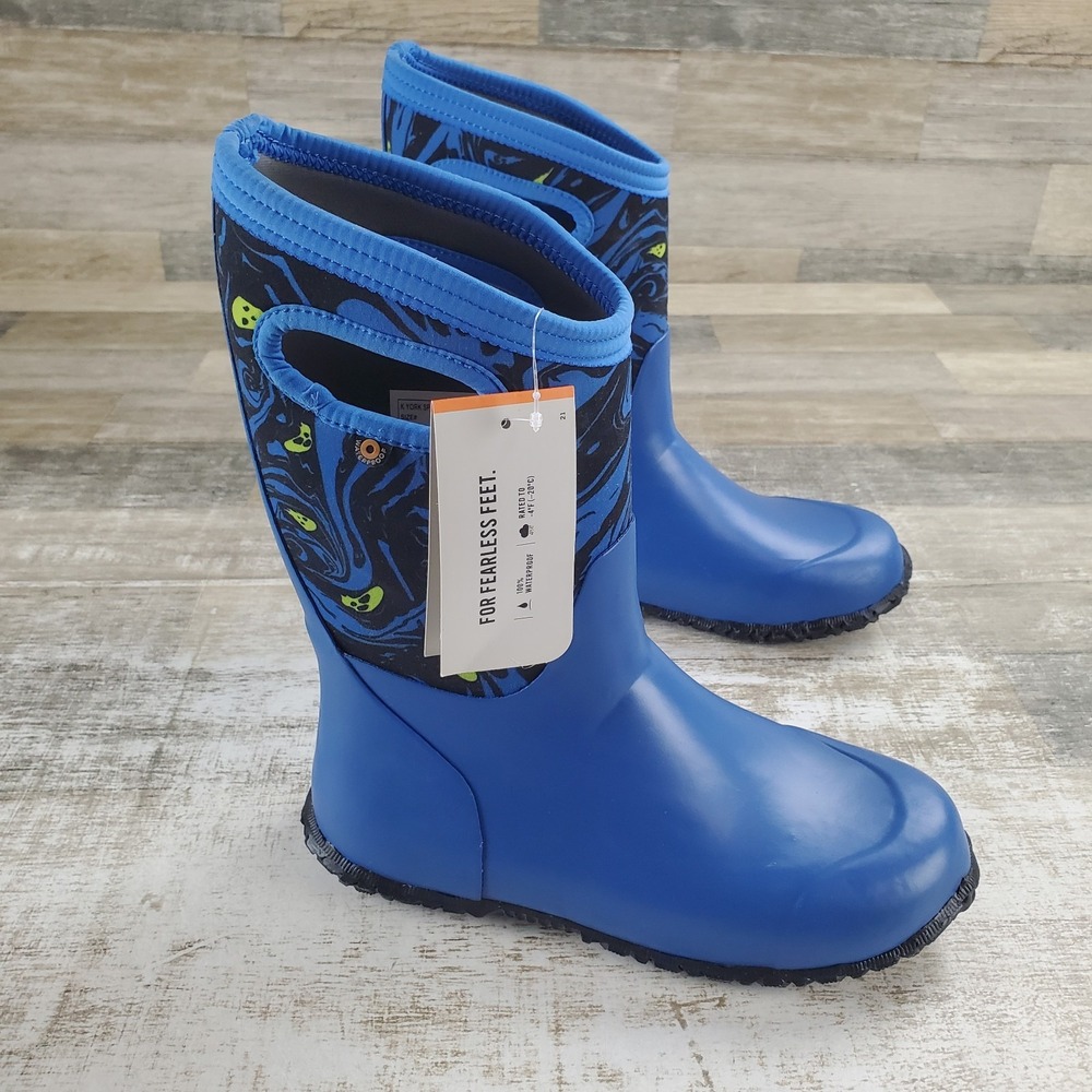 Bogs York Spooky Kids Waterproof Boots Sz 6 High Top Halloween